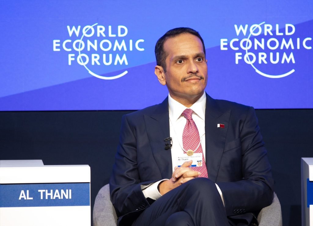 Deputy Prime Minister and Minister of Foreign Affairs Sheikh Mohammed bin Abdulrahman Al-Thani of Qatar in the 53rd World Economic Forum Annual Meeting
