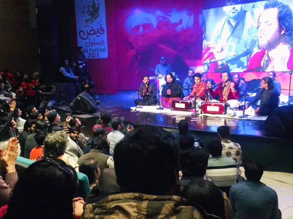 Qawwali is at Alhamra Arts Council during the Faiz Celebrations