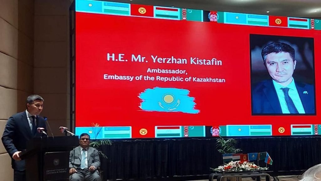 The Ambassador of Kazakhstan to Pakistan attended the inaugural ceremony of the Regional Connectivity Desk for Central Asian countries and Azerbaijan.