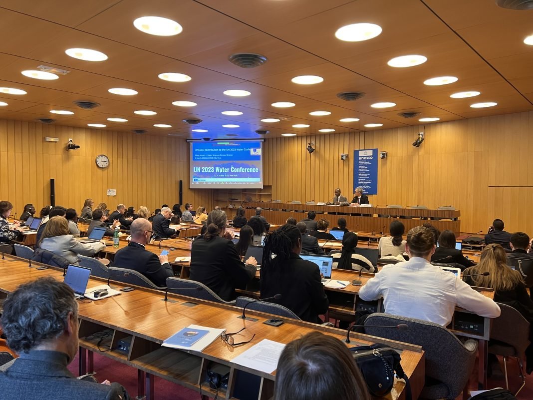 Tajikistan and Netherlands Permanent Representative to UNESCO, participated in an initial session of UNESCO. Both countries will co-chair the UN water conference.