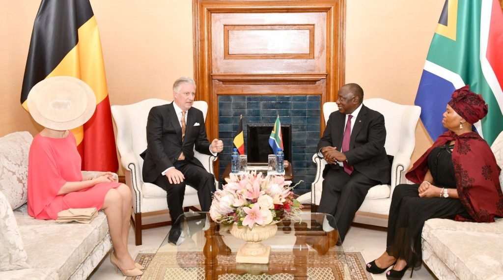 Belgium's King & Queen visit South Africa