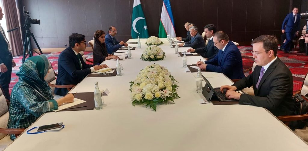Minister of State for Foreign Affairs of Pakistan, Hina Rabbani Khar, met with Foreign Minister of Uzbekistan, Bakhtiyor Saidov, on the sidelines of the 4th Neighbors of Afghanistan conference.