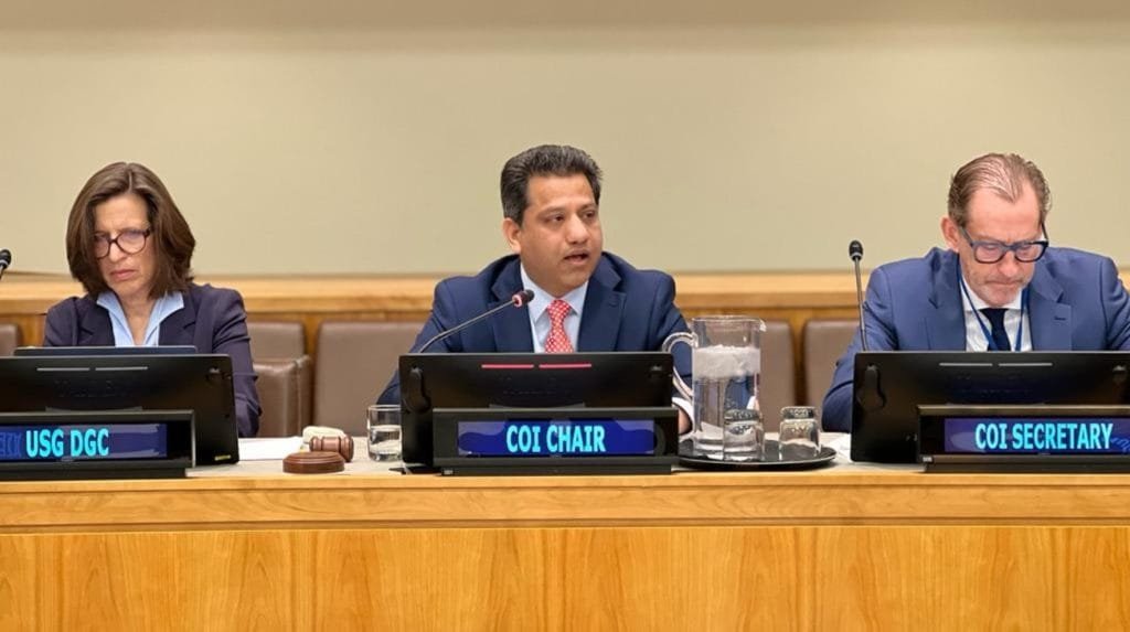 Pakistan as a Chair of Committee on Information.