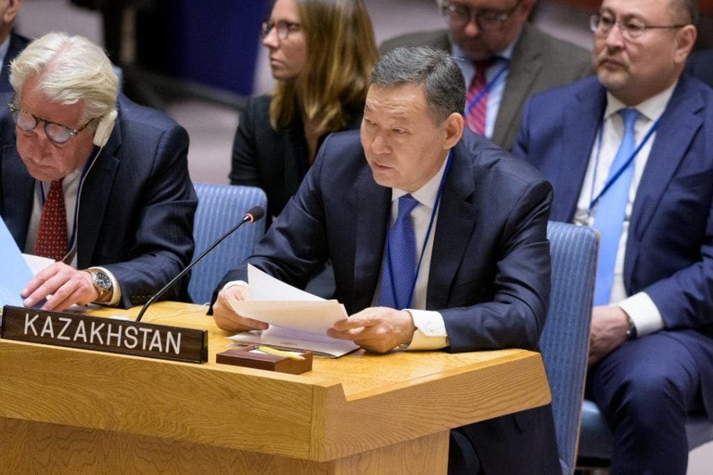 First Deputy Foreign Minister of Kazakhstan Kairat Umarov participated in United Nations (UN) Security Council's open debates on the Middle East.