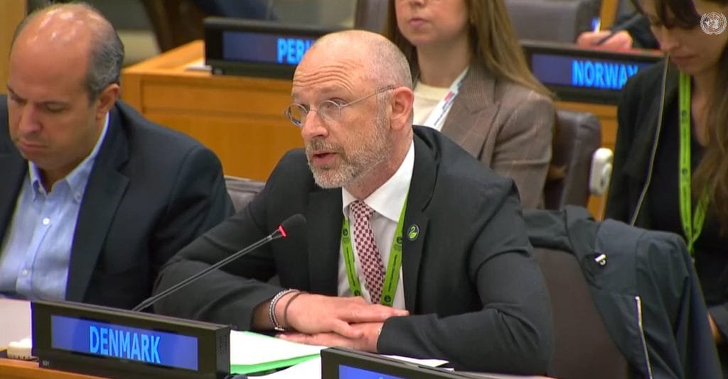 Denmark emphasizes peacebuilding & transnational justice