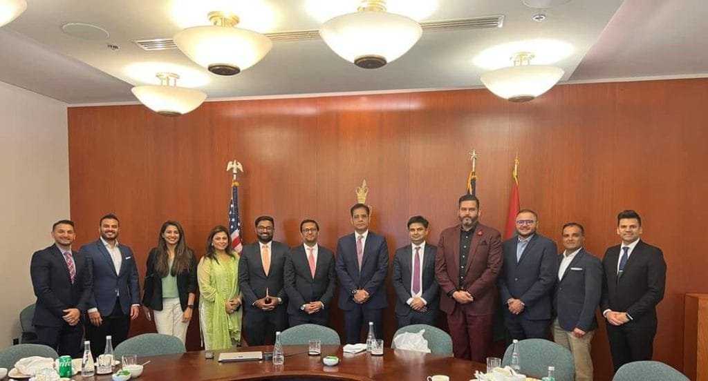 Officials of the Pakistan consulate and Ismaili Council.