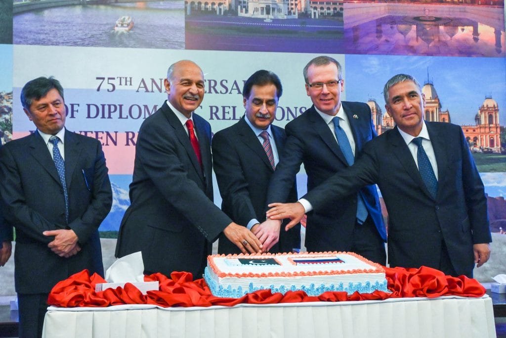The Russian Embassy in Pakistan recently commemorated the 75th anniversary of diplomatic relations between Russia and Pakistan.