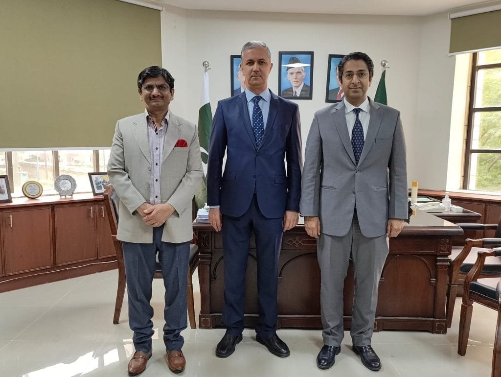 Ambassador Ismatullo Nasredin of Tajikistan met with Coordinator to the Prime Minister of Pakistan on Commerce and Industry, Rana Ihsan Afzal Khan, to strengthen the already robust ties between the two nations.