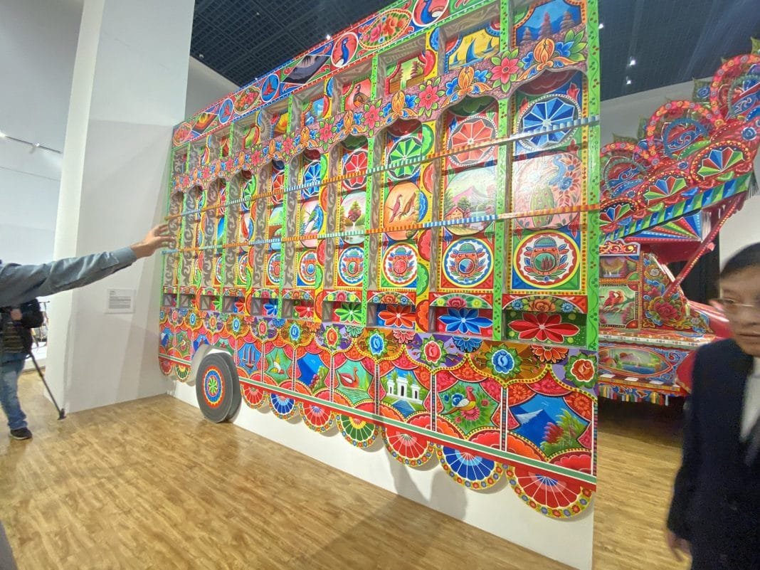 Pakistani truck art on display in china