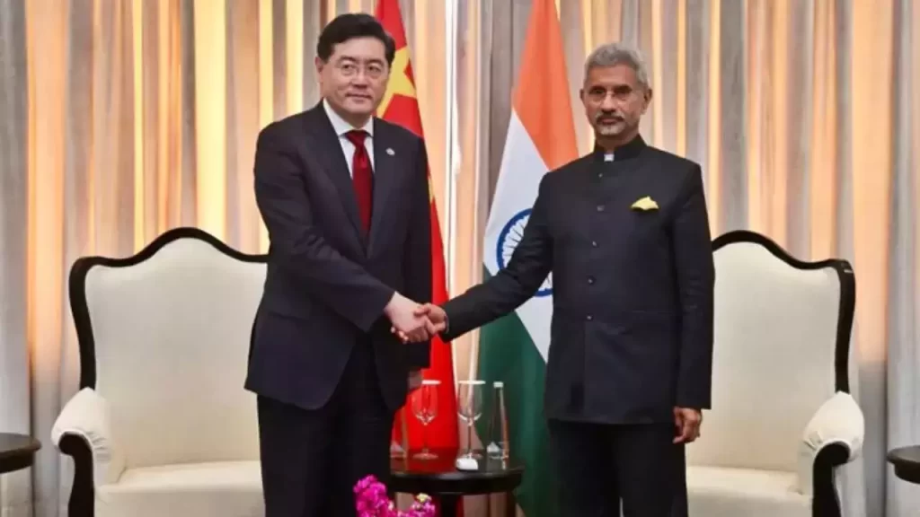 Indian Foreign Minister Dr. S. Jaishankar met with Chinese Foreign Minister Qing Gang on the sidelines of the Shanghai Cooperation Organization- Council of Foreign Ministers Meeting.