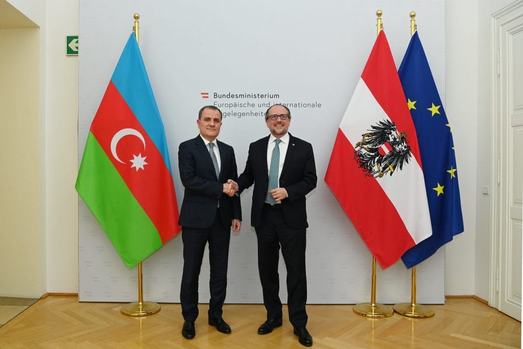 Bilateral Meeting of Austria and Azerbaijan with the Federal Minister of Europe.