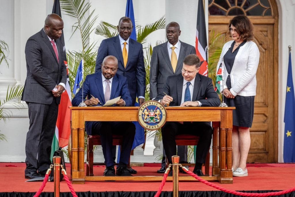 EU Kenya sign agreement
