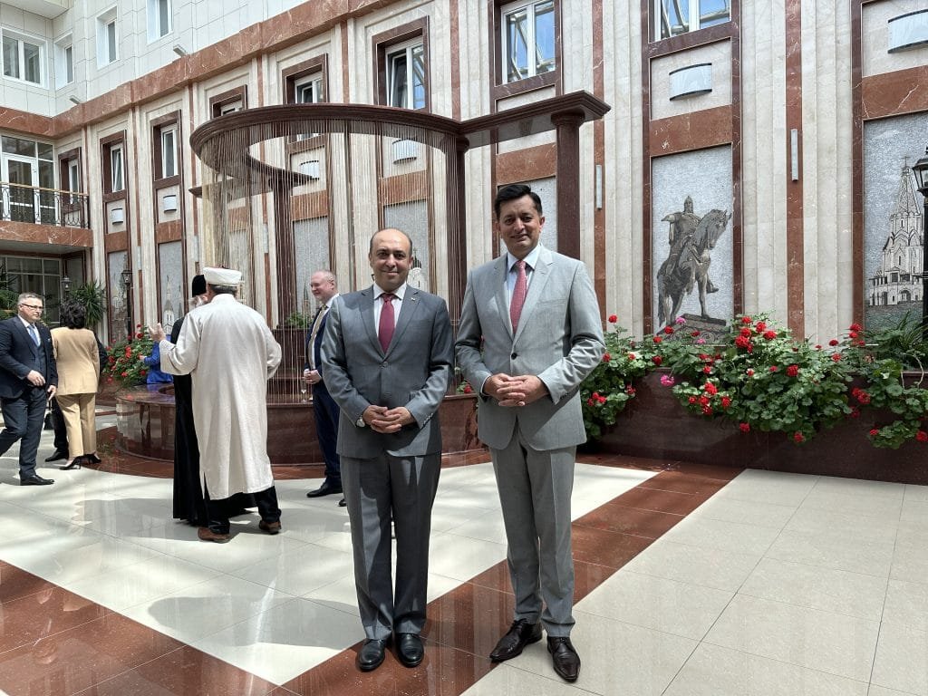 The Ambassador of Pakistan to Belarus, Sajjad Haider Khan, attended the Russia Day reception organized by the Envoy of Russia to Belarus, Boris Gryzlov along with other distinguished guests, including Belarus' Prime Minister Roman Golovchenko.