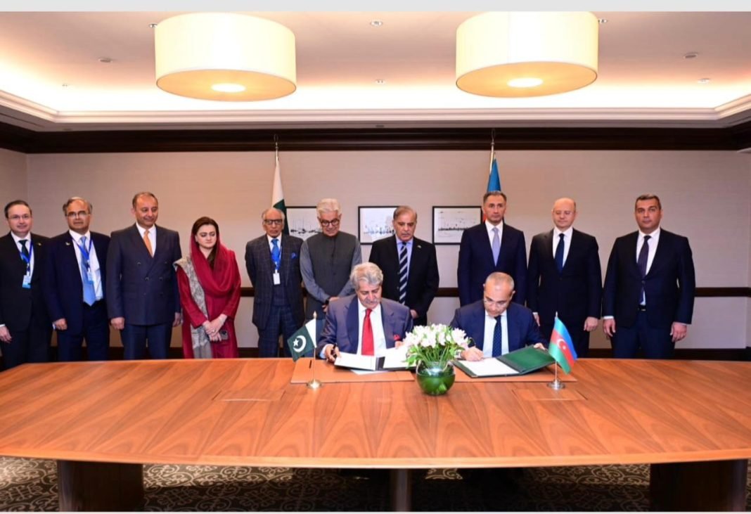 Pakistan and Azerbaijan signing memorandum of understanding