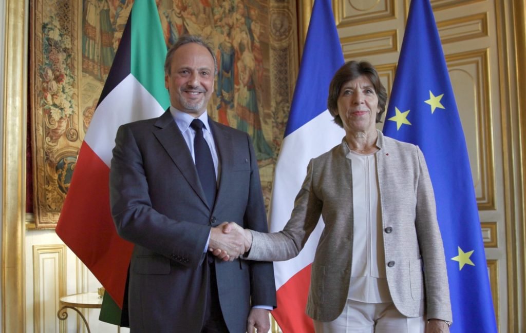 Kuwait's FM visits France