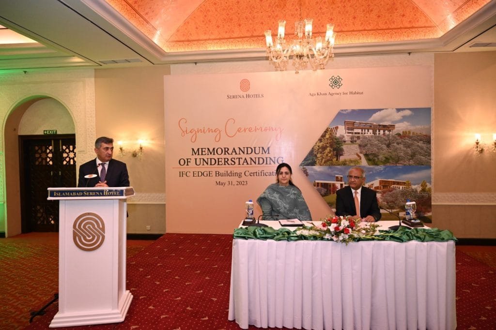 Serena Hotels and Aga Khan Agency for Habitat collaborate for IFC EDGE Certification for new hotels.