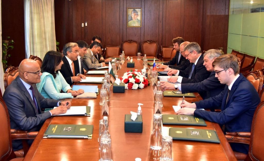 Pakistan-Russia Bilateral Political Consultations in Islamabad, focusing on Peace in Afghanistan.