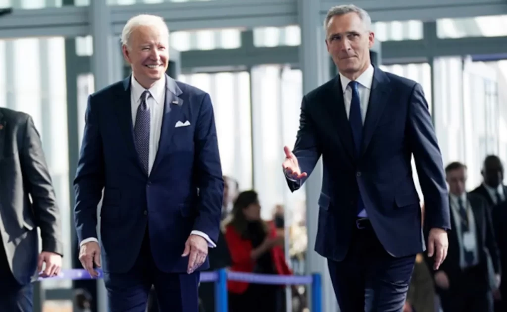 Biden Meet NATO Chief Jens Stoltenberg At White House