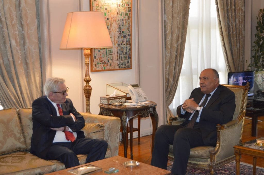 Egypt FM meets UN Special Coordinator