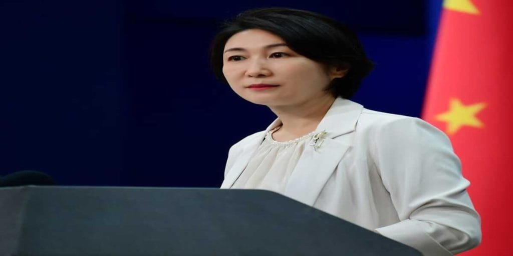 China Spokesperson Mao Ning in a press conference.