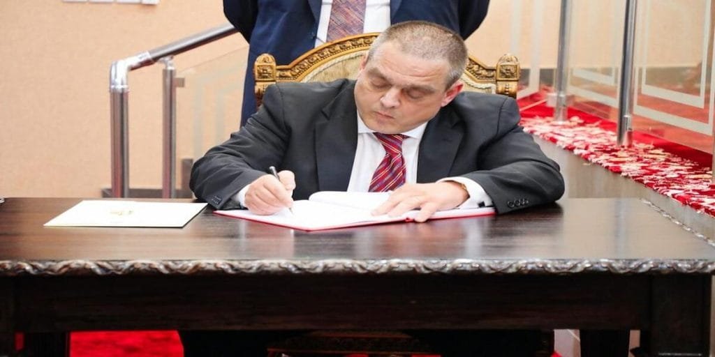 Romanian Ambassador to Kenya Dragos Viorel Tigau.