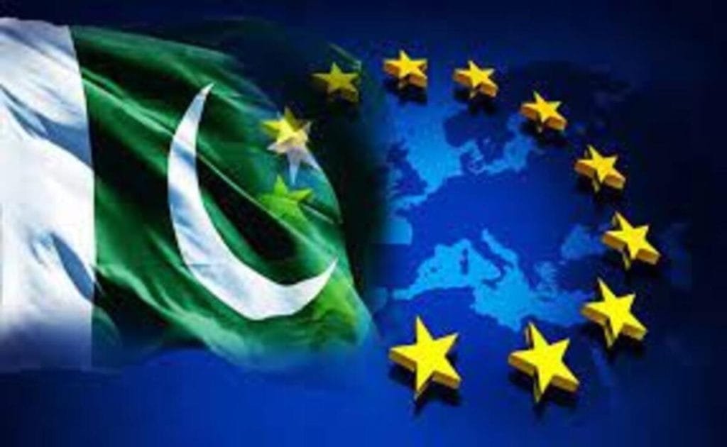 Pakistan and EU flag