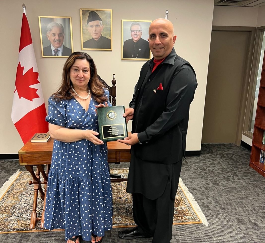 Pakistan's General Consul meets Canadian Senator to discuss bilateral ties
