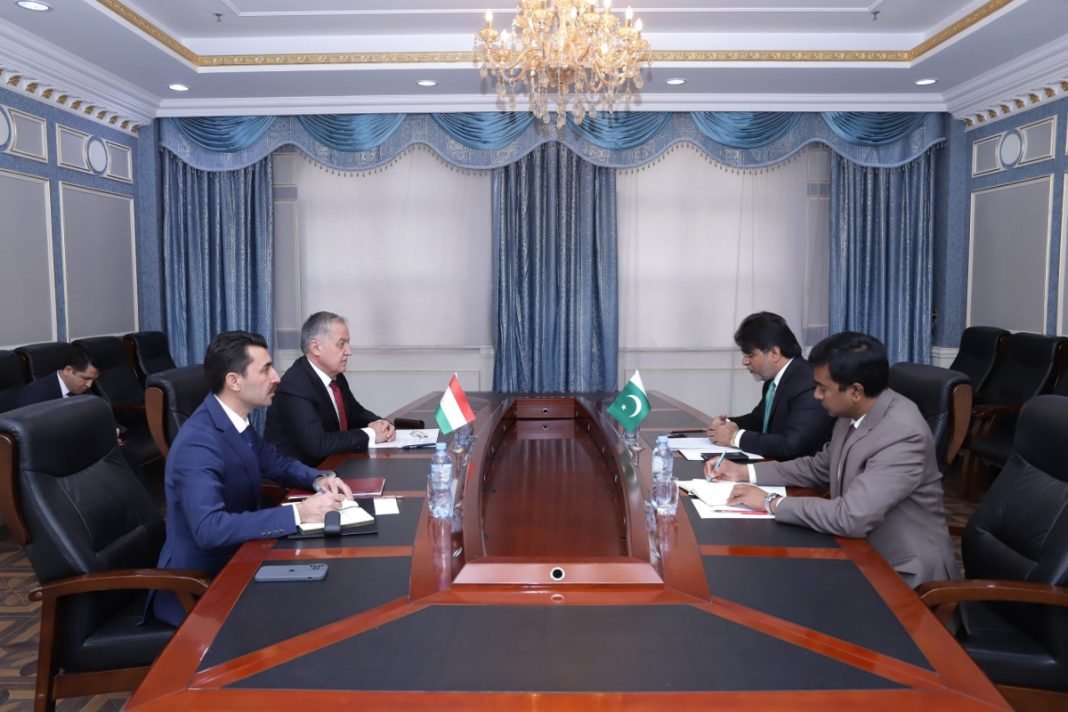 Pakistani Ambassador Sarwar Talks With Tajikistan's Foreign Minister to Deepen Ties