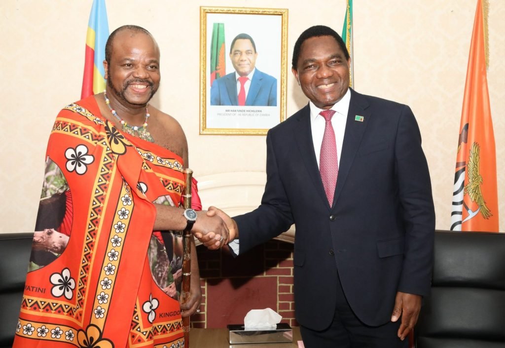 King of Eswatini visits Zambia