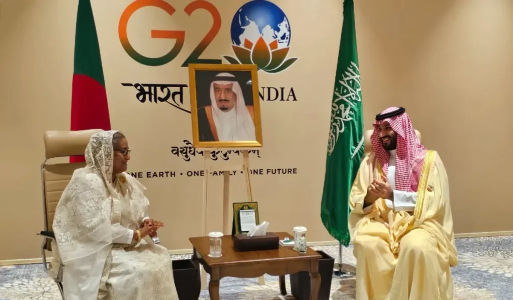 Bangladeshi Prime Minister meets Saudi Crown Prince