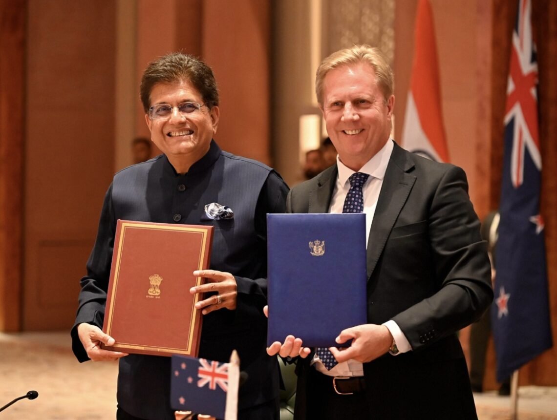 India, New Zealand Formalize Landmark Free Trade Agreement