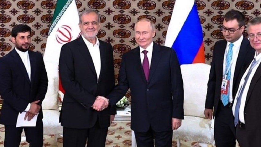 Russia, Iran, President, Vladimir Putin, Masoud Pezeshkian, Middle East