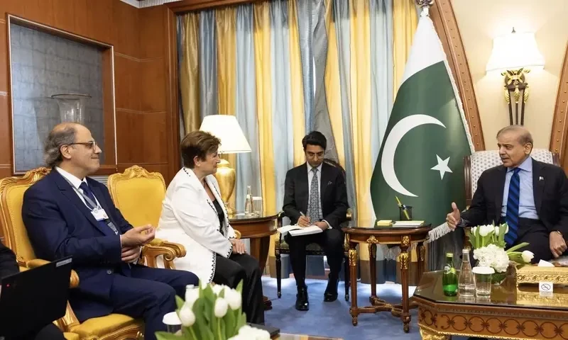 Prime Minister Shehbaz Sharif discuss economic reforms with Director IMF