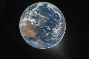 Mother Earth From the Eyes of Artemis II Space Mission
