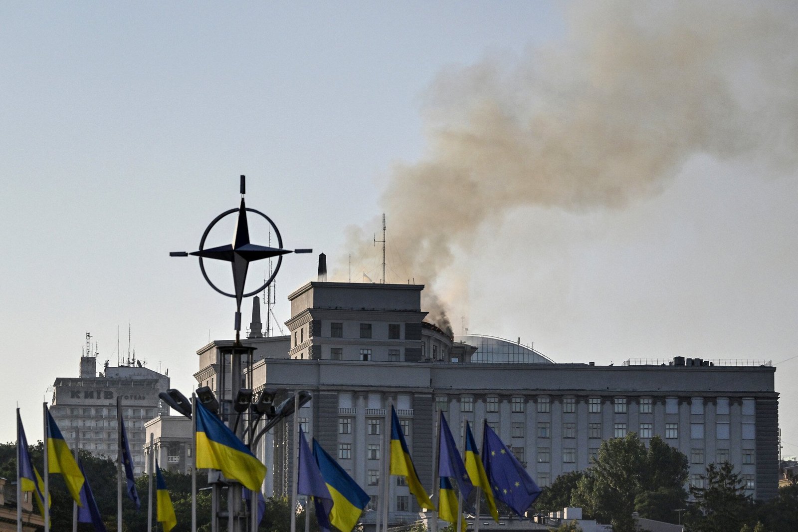 Tougher Sanctions After Russia’s Attack Strikes Ukrainian Government Building