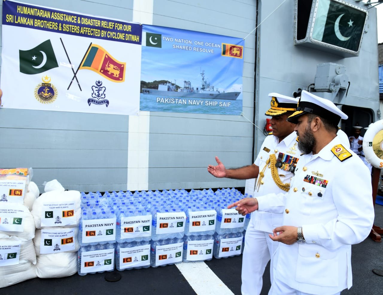 Pakistan Dispatches 100 Tons Flood Relief Supplies to Sri Lanka