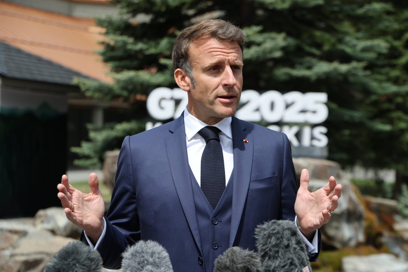 Macron at the G7 Summit