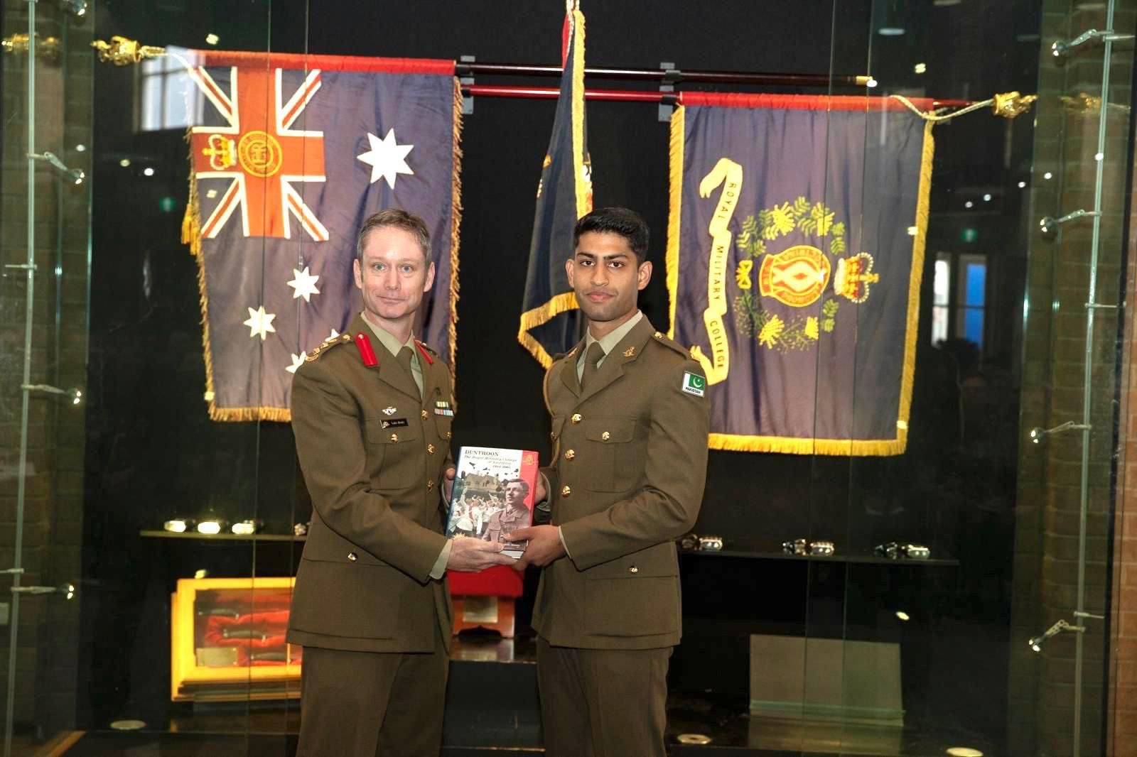 Pakistani Cadet Named 'Best Foreign Military Cadet' at Australia's Military College