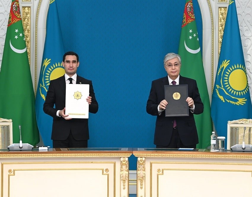 Kazakhstan, trade, ties, Turkmenistan, transport, sports