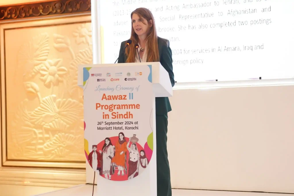 British High Commissioner to Pakistan Jane Marriott