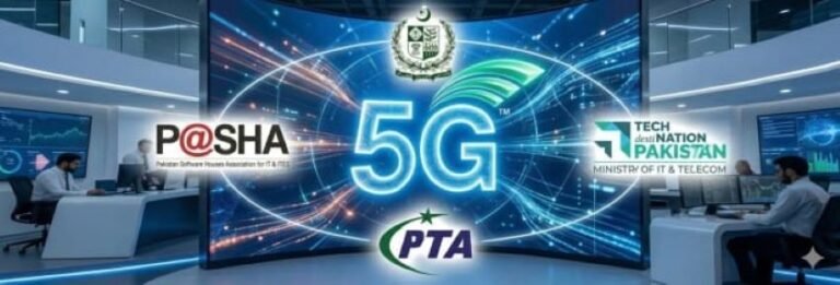 5G, Pakistan IT Exports, network, P@SHA