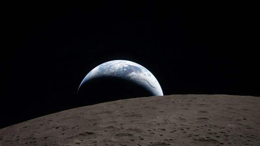Mother Earth From the Eyes of Artemis II Space Mission