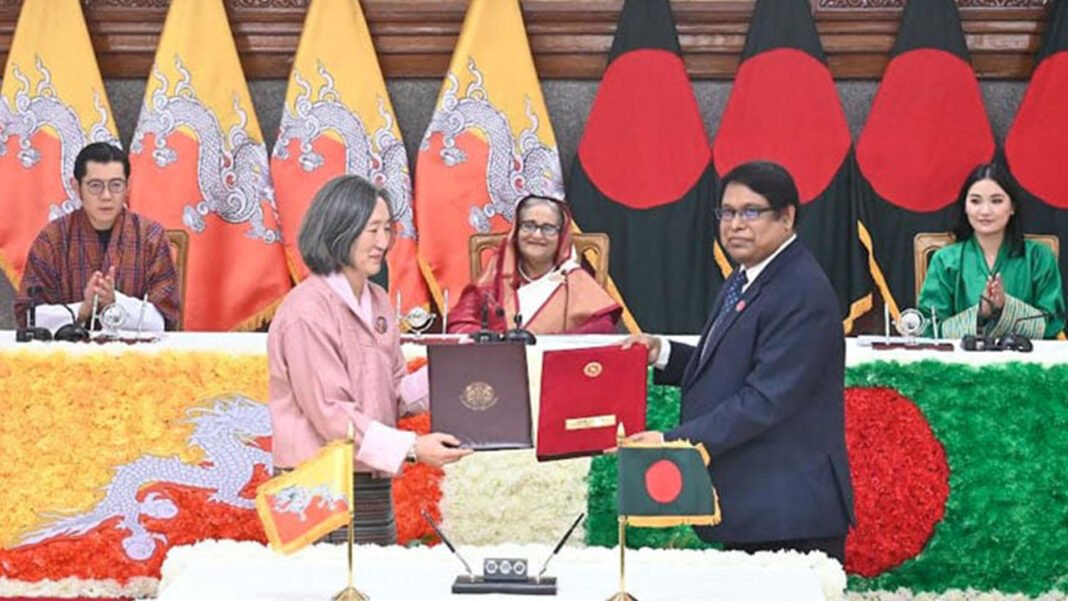 Bangladesh and Bhutan sign three new MoUs