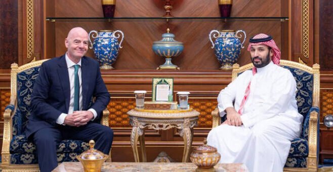 Saudi Crown Prince, FIFA Chief Discuss Expanding Global Football Cooperation