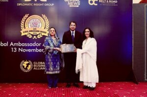 Naela Chohan Receives Award