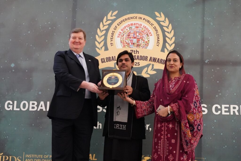 Ambassador of Finland to Pakistan Receives Global Ambassador Award