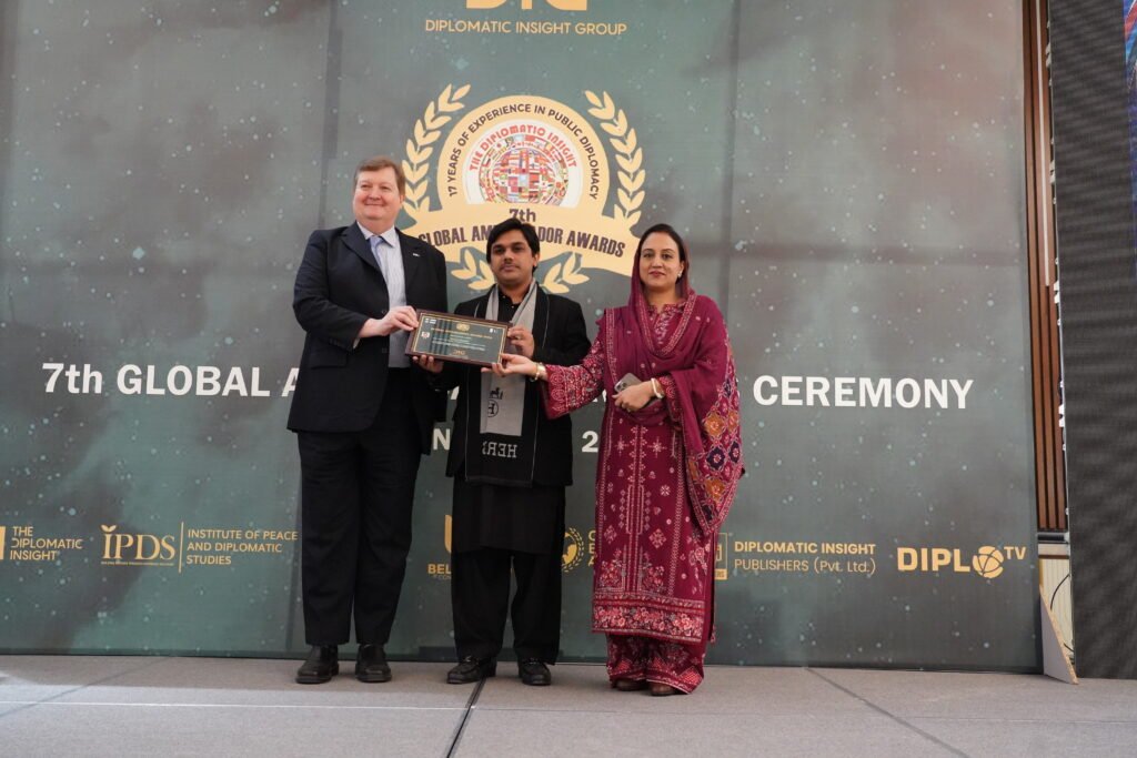 Ambassador of Finland to Pakistan Receives Global Ambassador Award 1 Ambassador of Finland to Pakistan Receives Global Ambassador Award