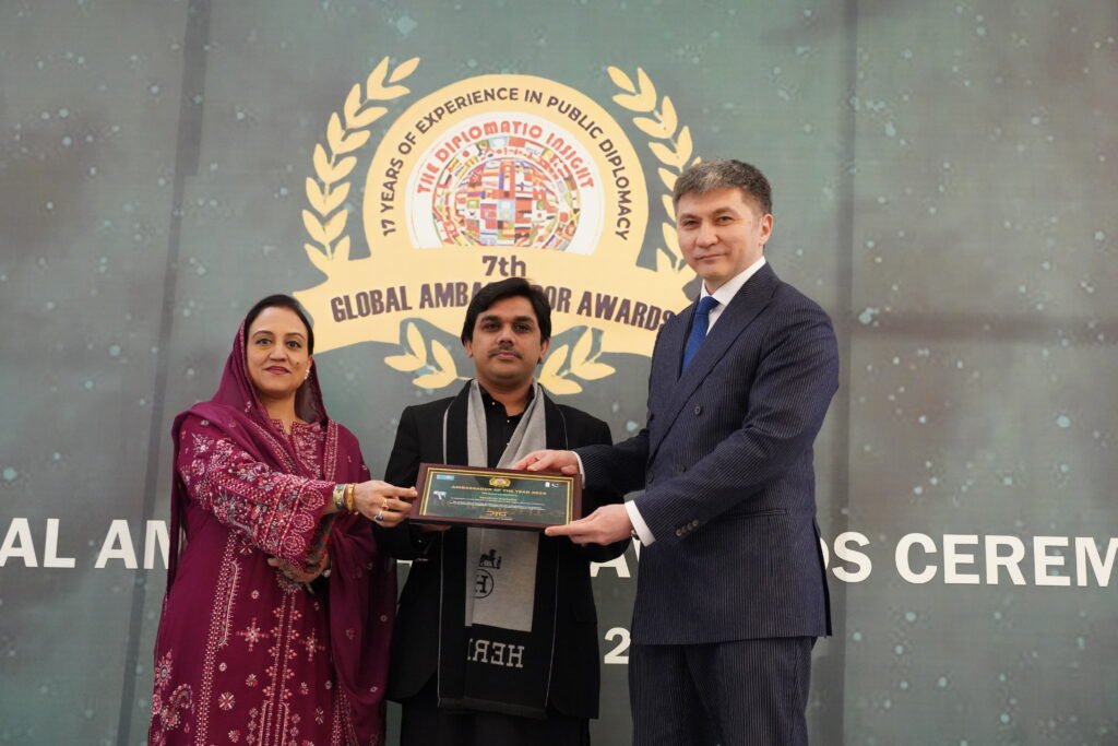 Kazakhstan’s Envoy Honored with ‘Ambassador of the Year’ Title at Global Ambassador Awards Ceremony