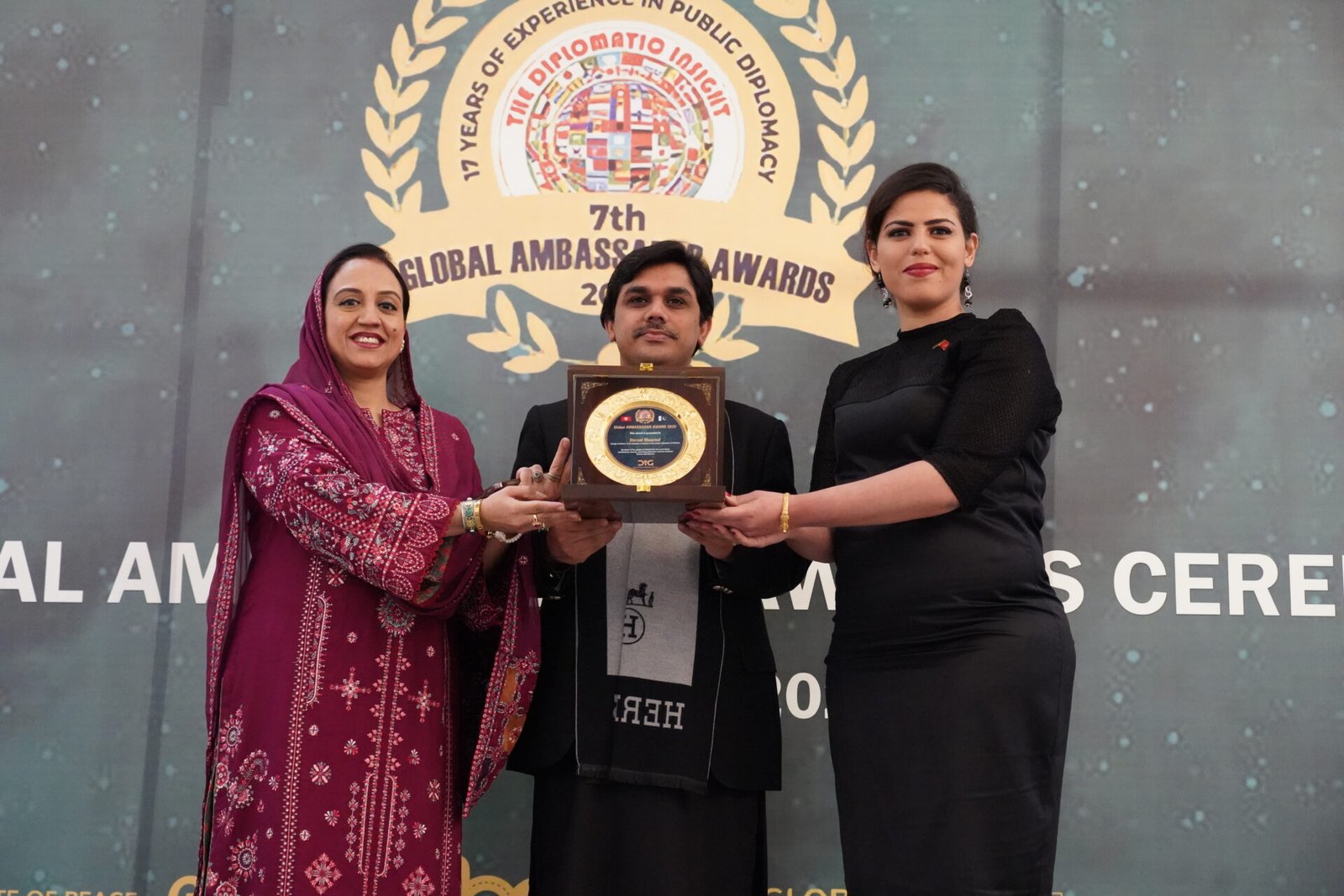 Chargé d’Affaires of Tunisia Honored With Global Ambassador Awards