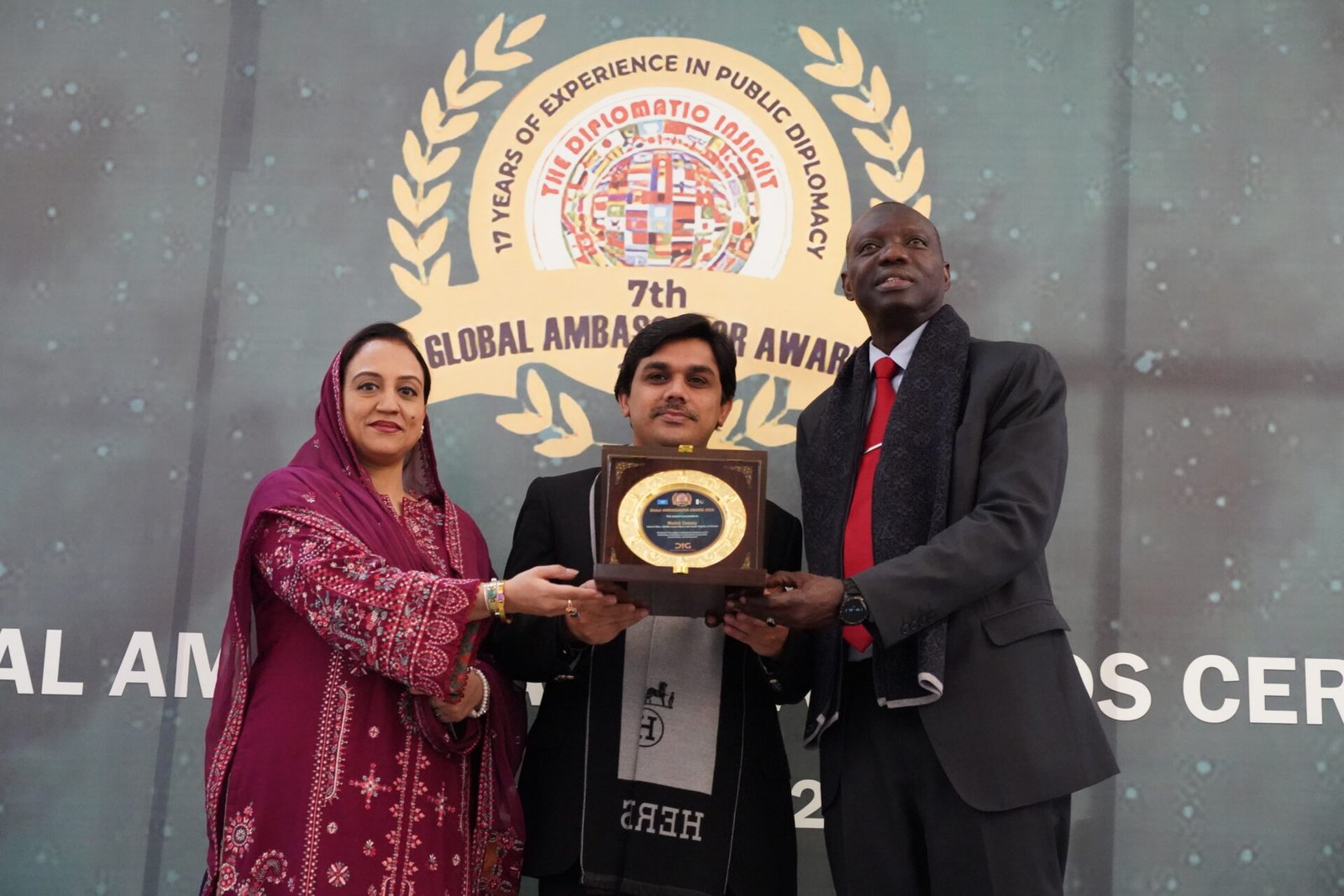 Global Ambassador Award Bestowed on UNAMA’s Liaison Office Head, Malick Ceesay